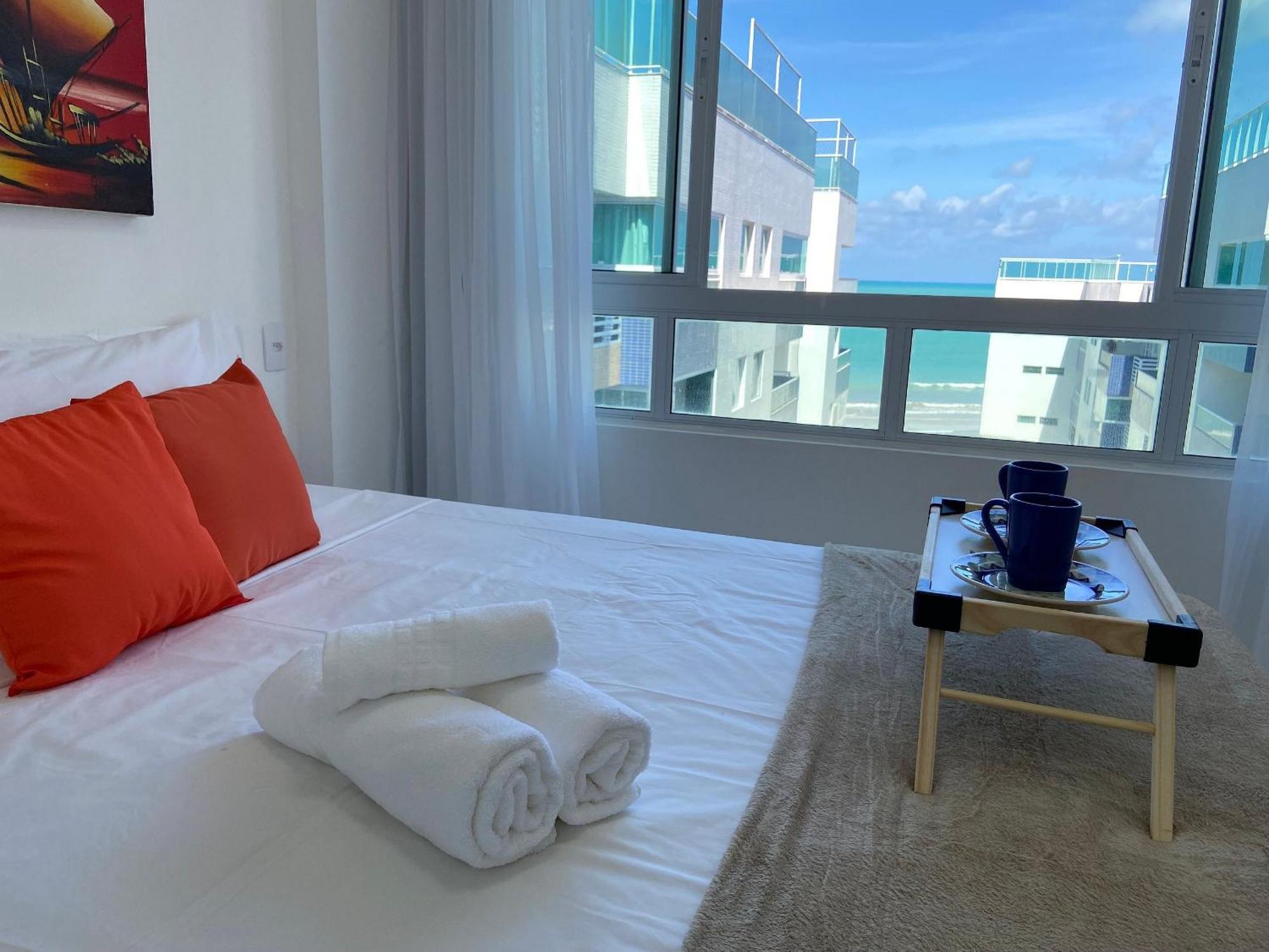 Bela Hospedagem - Pe Na Areia No Bessa, Wifi C/Vista Piscina E Mar Жуан-Песоа Экстерьер фото